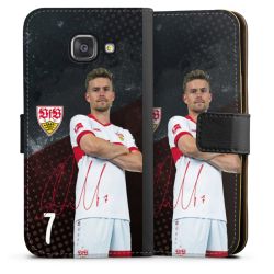 Sideflip mit langer Lasche schwarz