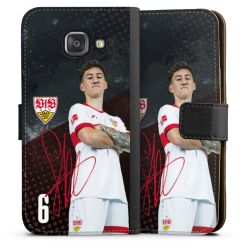 Sideflip mit langer Lasche schwarz