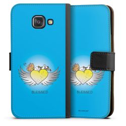 Sideflip mit langer Lasche schwarz