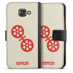 Sideflip mit langer Lasche schwarz