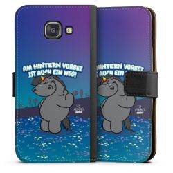 Sideflip mit langer Lasche schwarz