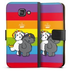 Sideflip mit langer Lasche schwarz