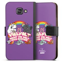 Sideflip mit langer Lasche schwarz