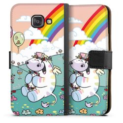 Sideflip mit langer Lasche schwarz