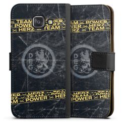 Sideflip mit langer Lasche schwarz