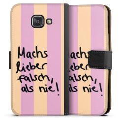 Sideflip mit langer Lasche schwarz