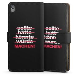 Sideflip mit langer Lasche schwarz