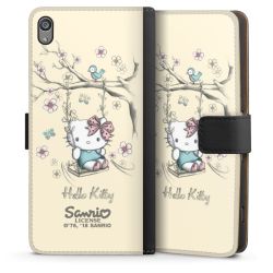 Sideflip mit langer Lasche schwarz