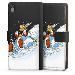 Sideflip mit langer Lasche schwarz