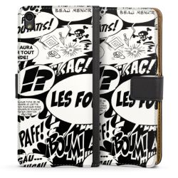 Sideflip mit langer Lasche schwarz