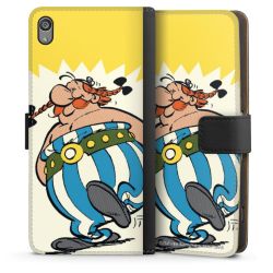 Sideflip mit langer Lasche schwarz