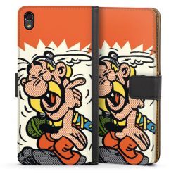 Sideflip mit langer Lasche schwarz