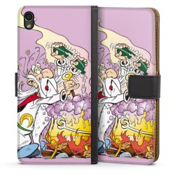 Sideflip mit langer Lasche schwarz