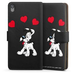 Sideflip mit langer Lasche schwarz