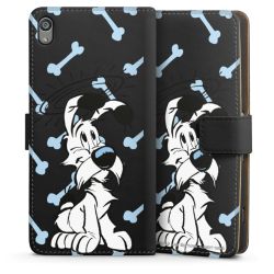 Sideflip mit langer Lasche schwarz