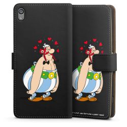 Sideflip mit langer Lasche schwarz