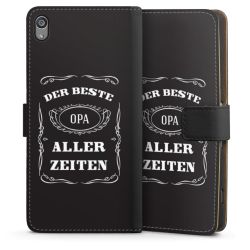 Sideflip mit langer Lasche schwarz