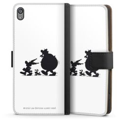 Sideflip mit langer Lasche schwarz