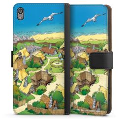 Sideflip mit langer Lasche schwarz