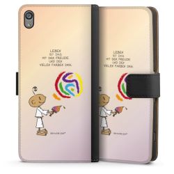 Sideflip mit langer Lasche schwarz