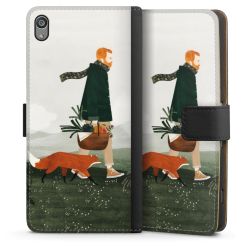 Sideflip Fodral med flap svart