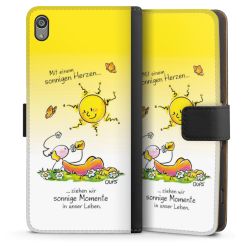 Sideflip mit langer Lasche schwarz