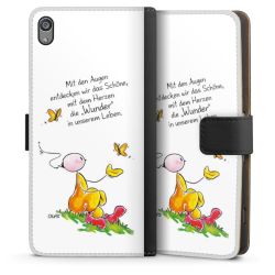 Sideflip mit langer Lasche schwarz