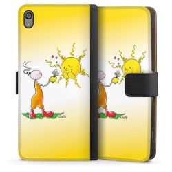 Sideflip mit langer Lasche schwarz