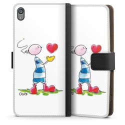 Sideflip mit langer Lasche schwarz