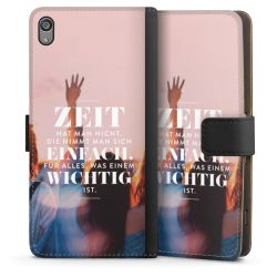 Sideflip mit langer Lasche schwarz