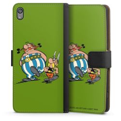 Sideflip mit langer Lasche schwarz