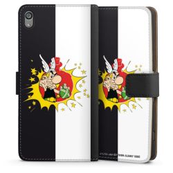 Sideflip mit langer Lasche schwarz