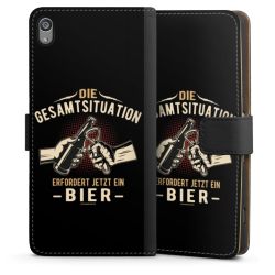 Sideflip mit langer Lasche schwarz