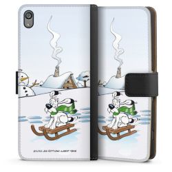 Sideflip mit langer Lasche schwarz