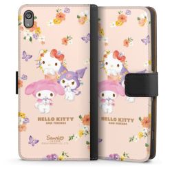 Sideflip mit langer Lasche schwarz