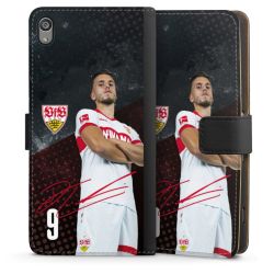 Sideflip mit langer Lasche schwarz