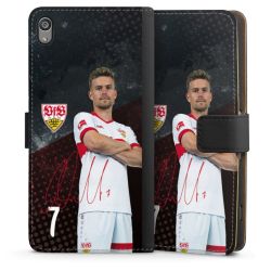 Sideflip mit langer Lasche schwarz