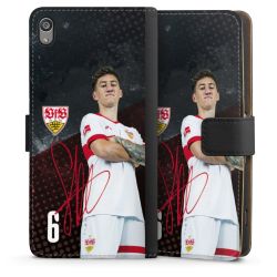 Sideflip mit langer Lasche schwarz