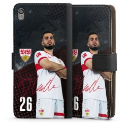 Sideflip mit langer Lasche schwarz