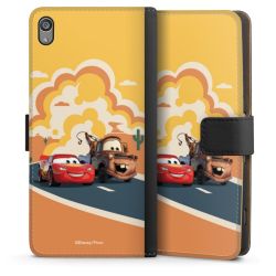 Sideflip mit langer Lasche schwarz