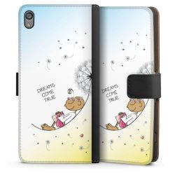 Sideflip mit langer Lasche schwarz