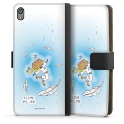 Sideflip mit langer Lasche schwarz