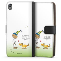 Sideflip mit langer Lasche schwarz