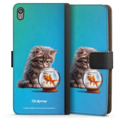 Sideflip Fodral med flap svart