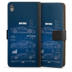 Sideflip Fodral med flap svart