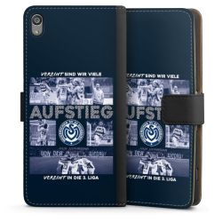 Sideflip mit langer Lasche schwarz