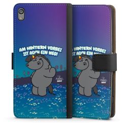 Sideflip mit langer Lasche schwarz