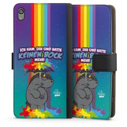 Sideflip mit langer Lasche schwarz