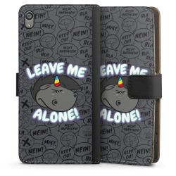 Sideflip mit langer Lasche schwarz