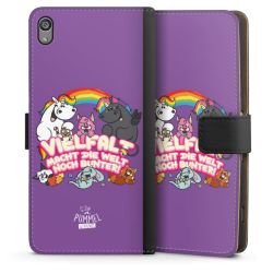 Sideflip mit langer Lasche schwarz